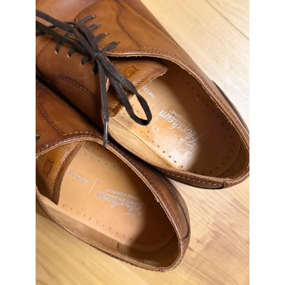 Florsheim Men’s Cap Toe Imperial Oxford Dress Shoes Cognac, Sz 9M